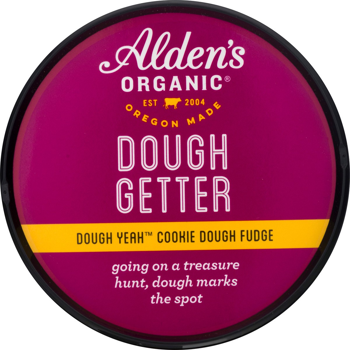 slide 9 of 9, Alden's Aldens Fudge Cookie Dough Yeah Ic, 14 fl oz