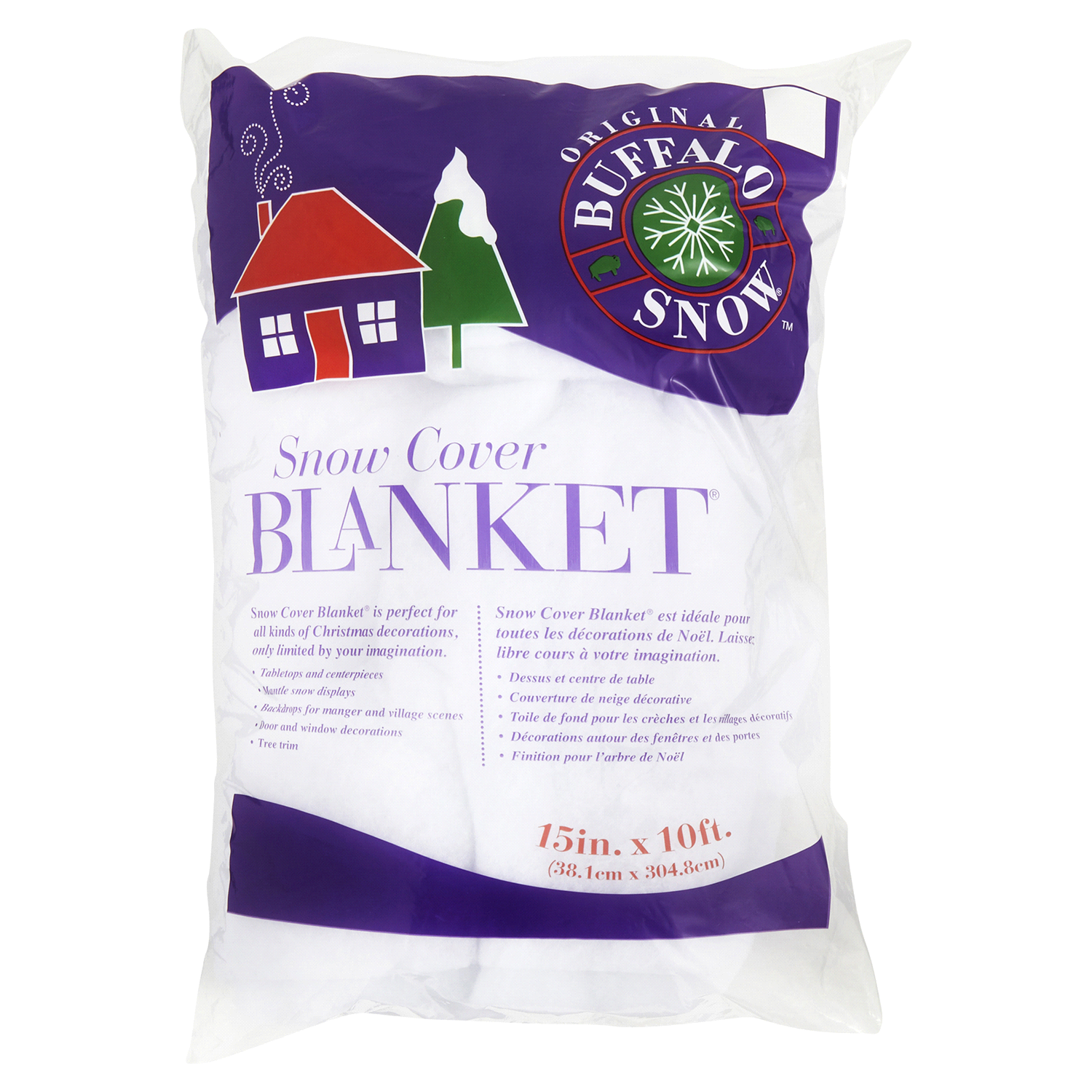 slide 1 of 5, Buffalo Snow Snow Cover Blanket, 10 ft