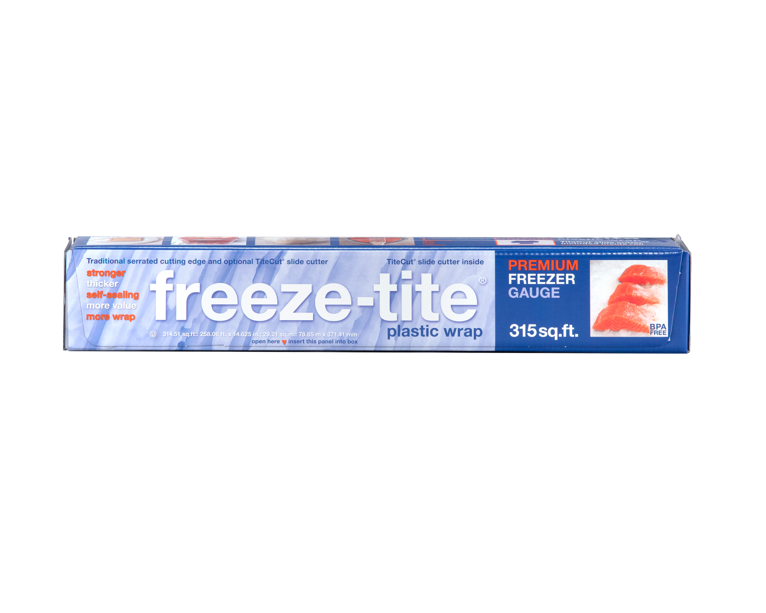 slide 1 of 1, Freeze-Tite Premium Plastic Wrap 1 ea, 1 ct