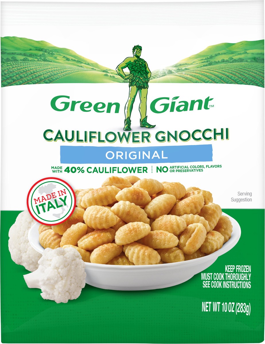 slide 4 of 13, Green Giant Original Cauliflower Gnocchi, Frozen Side Dish, 10 OZ, 10 oz