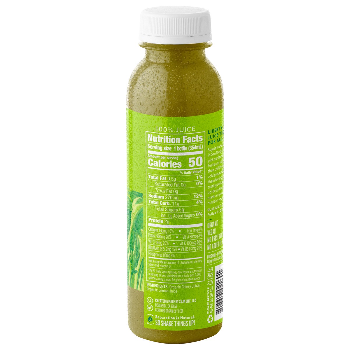 slide 4 of 9, Suja Cold-Pressed Celery Juice, 12 oz