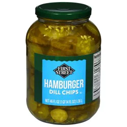 First Street Hamburger Dill Chips