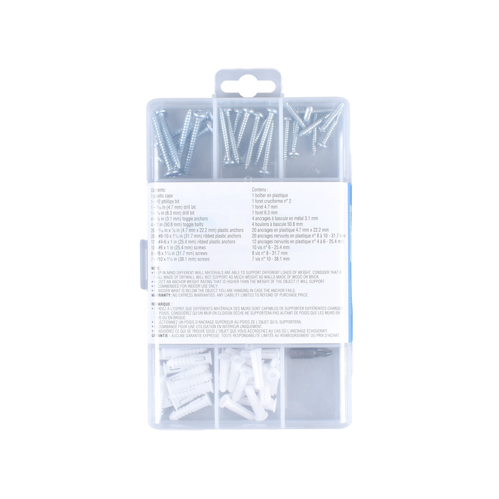 slide 8 of 8, Hollow Wall Anchor Kit By Studio Decor, 3/16 in x 7/8 in