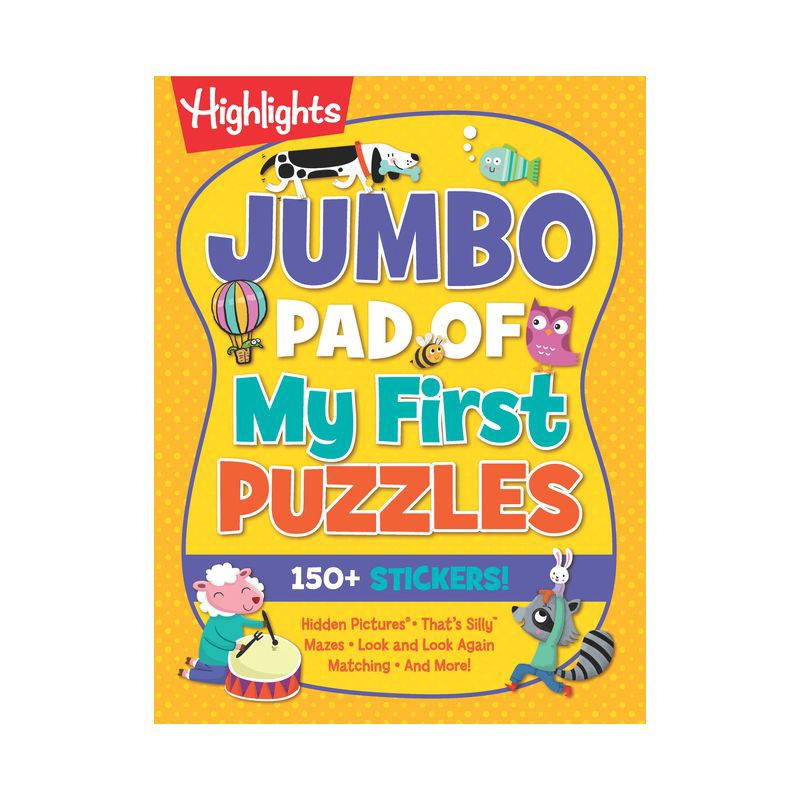 slide 1 of 1, Penguin Publishing Jumbo Pad of My First Puzzles - (Highlights(tm) Jumbo Books & Pads) (Paperback), 1 ct