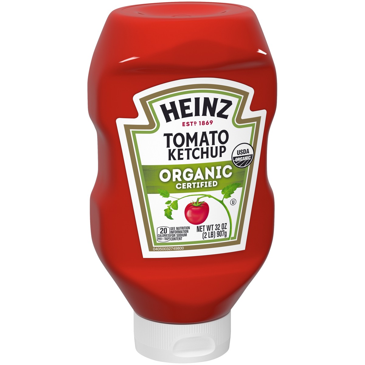 slide 13 of 14, Heinz Organic Tomato Ketchup, 32 oz Bottle, 32 oz