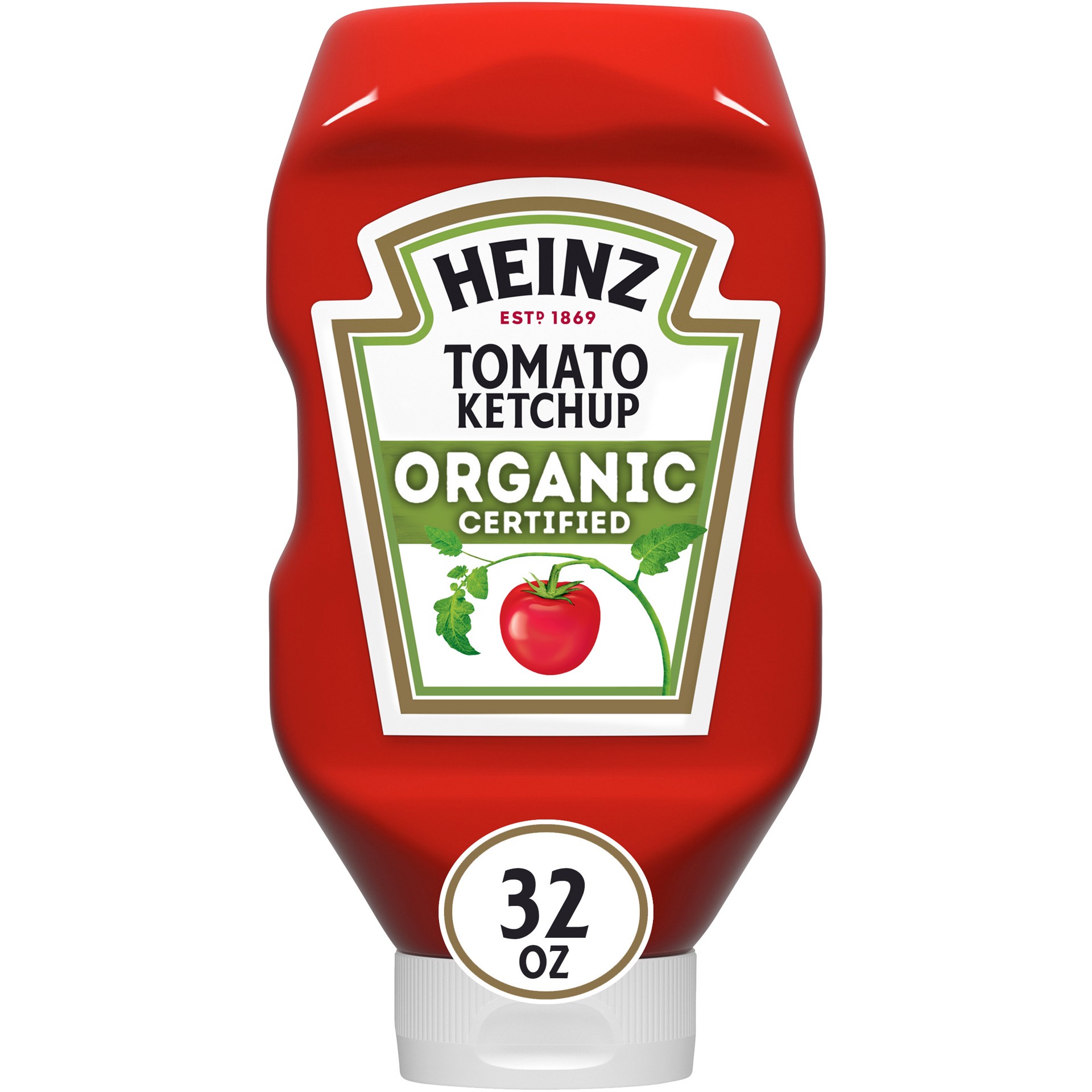 slide 1 of 14, Heinz Organic Tomato Ketchup, 32 oz Bottle, 32 oz