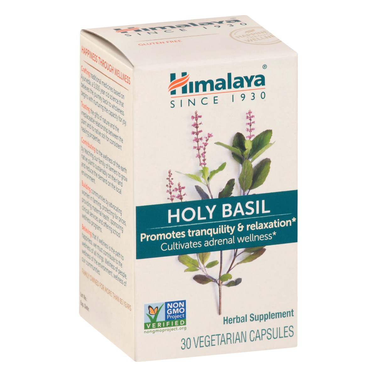 slide 5 of 9, Himalaya Vegetarian Capsules Holy Basil 30 ea, 30 ct