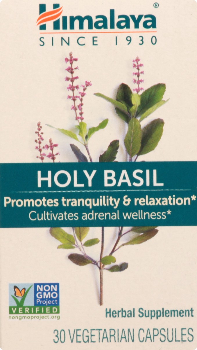 slide 8 of 9, Himalaya Vegetarian Capsules Holy Basil 30 ea, 30 ct