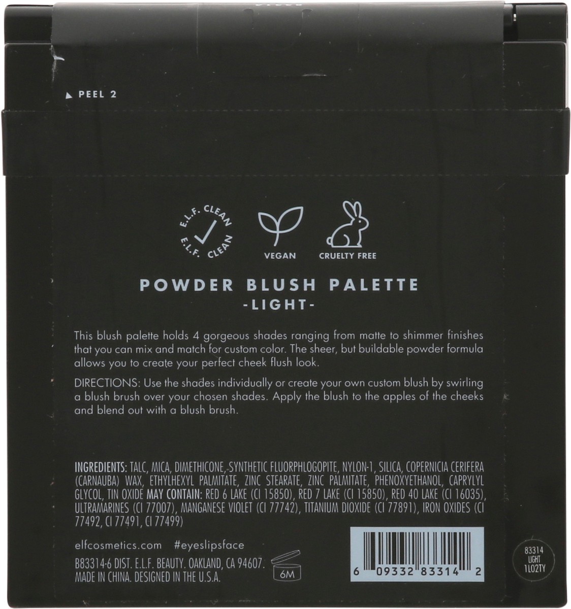 slide 8 of 9, e.l.f. Elf Blush Palette Light, 1 ct