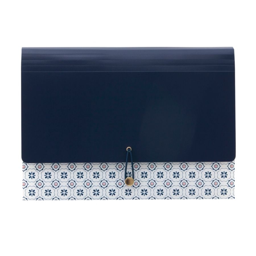 slide 2 of 4, See Jane Work 13-Pocket Accordion File Folder, 9-1/2'' Expansion, Letter Size, Navy, 1 ct