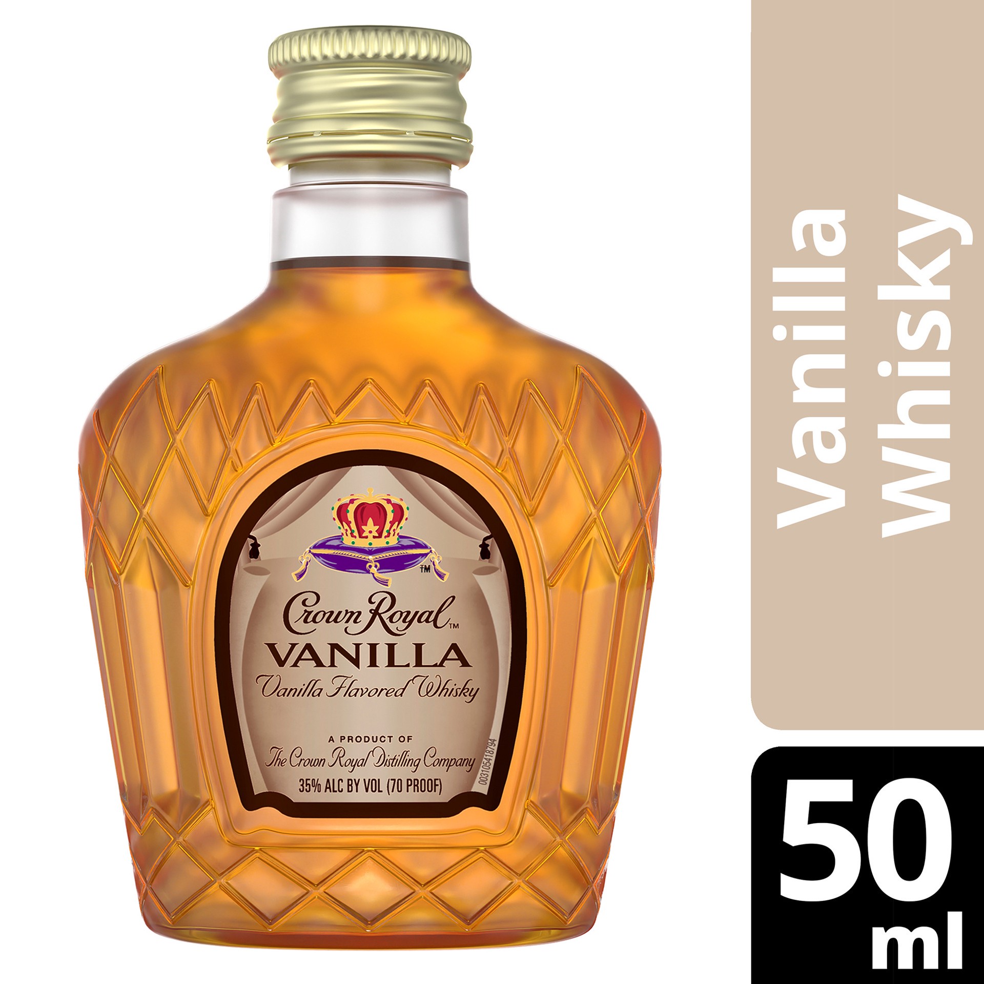 slide 4 of 4, Crown Royal Vanilla Flavored Whisky, 50 ml