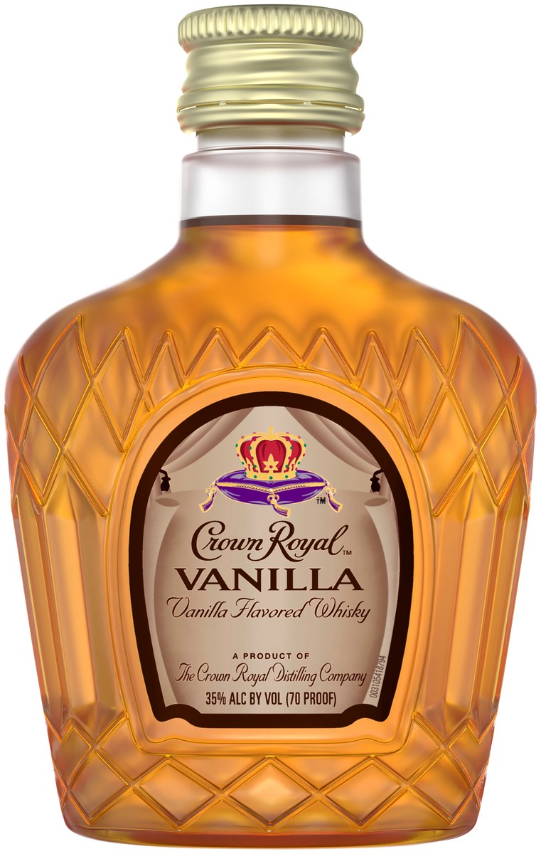 slide 1 of 4, Crown Royal Vanilla Flavored Whisky, 50 ml