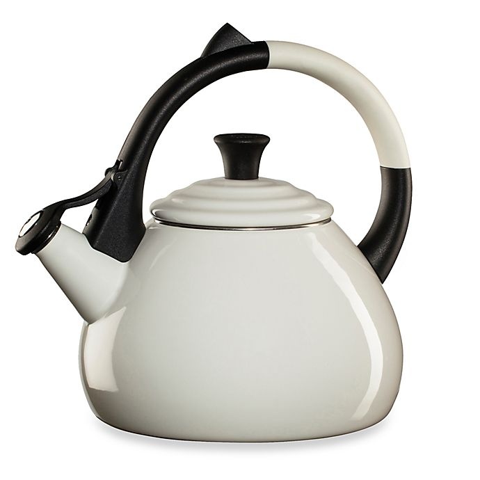 slide 1 of 1, Le Creuset Oolong Kettle - White, 1 ct