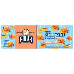 Polar Seltzer - 12 pk 12 oz - Georgia Peach