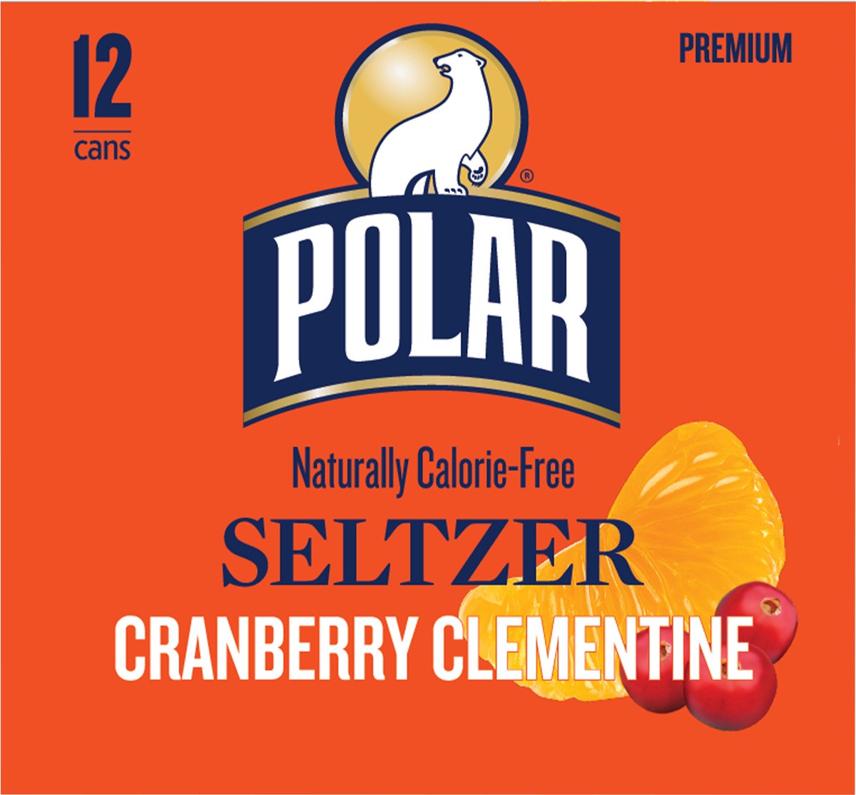 slide 9 of 13, Polar Seltzer - 12pk 12oz - Cranberry Clementine, 12 ct
