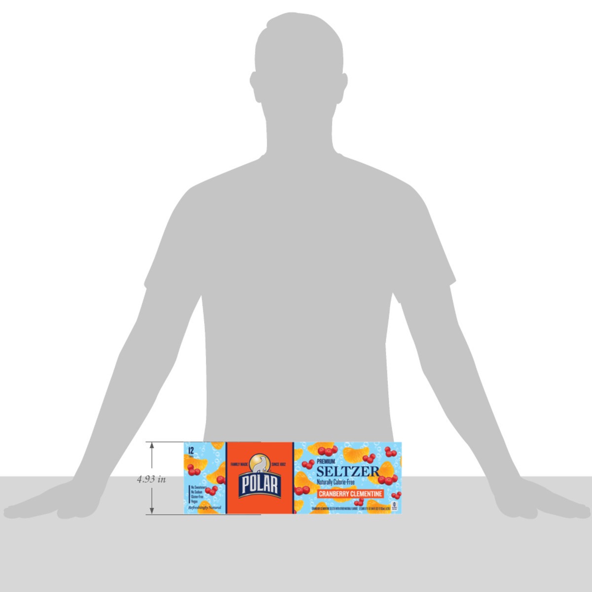 slide 6 of 13, Polar Seltzer - 12pk 12oz - Cranberry Clementine, 12 ct