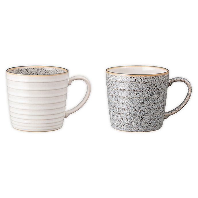 slide 1 of 5, Denby Studio Grey Mugs, 2 ct