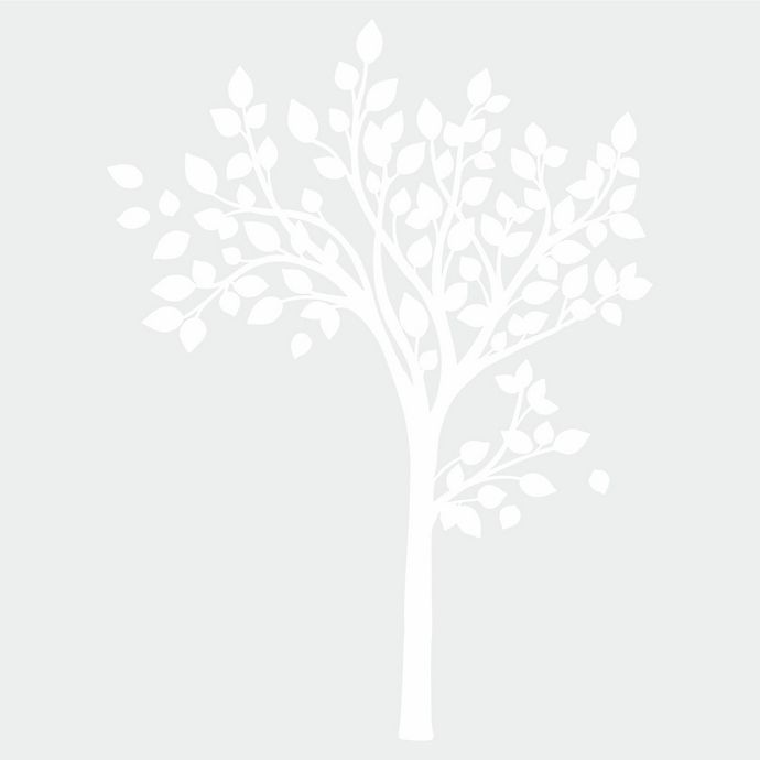 slide 1 of 5, RoomMates Simple White Tree Peel and Stick Wall Decals, 1 ct