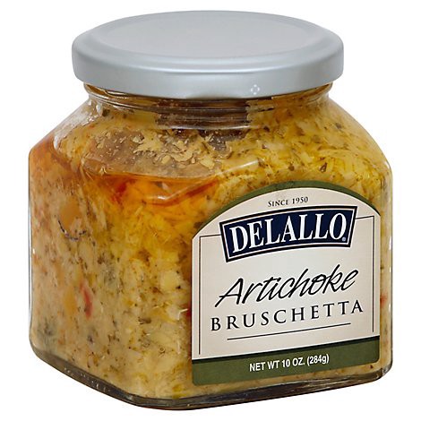 slide 1 of 1, Delallo Bruschetta Artichoke- 10 oz, 10 oz