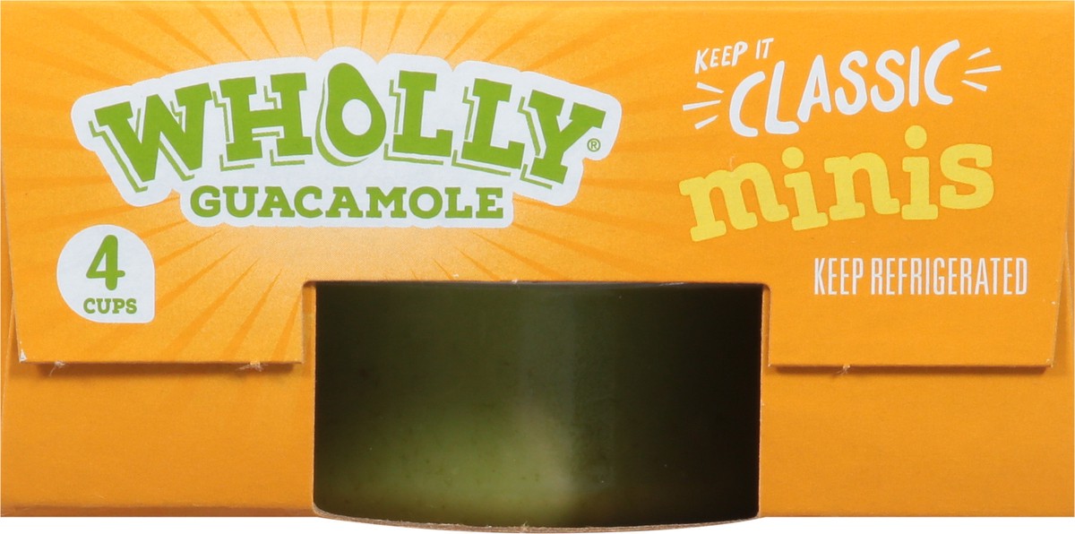 slide 2 of 9, Wholly Classic Mild Guacamole Minis 4 - 2 oz Cups, 4 ct