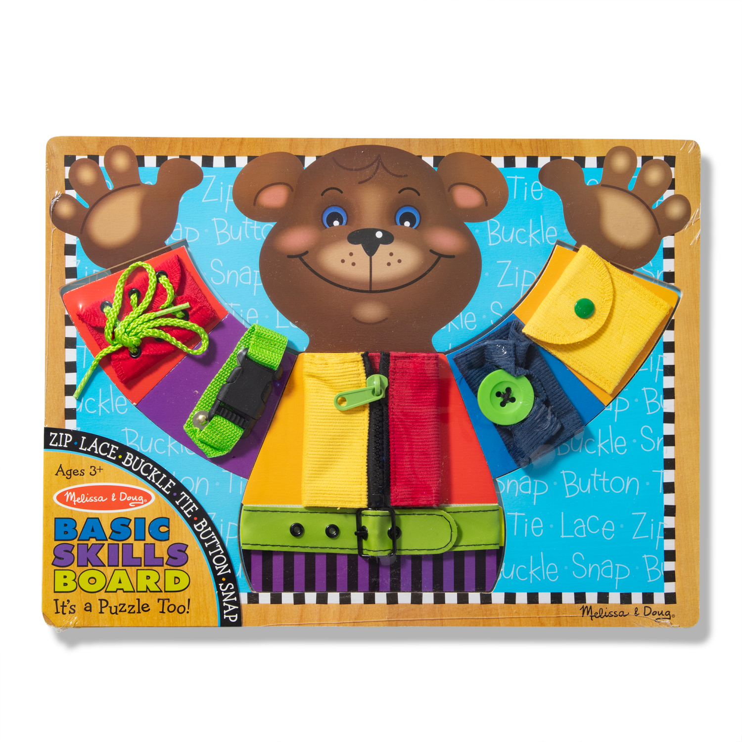 slide 4 of 8, MELISSA & DOUG Basic Skills & Latches Assorted Item, 1 ct