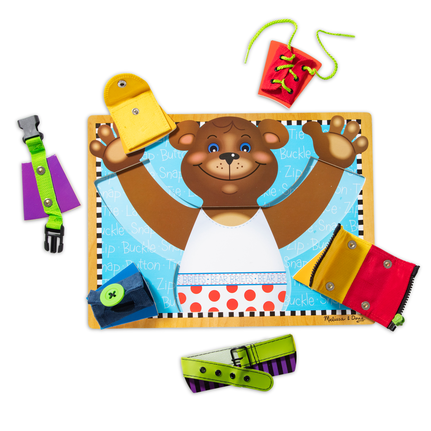 slide 6 of 8, MELISSA & DOUG Basic Skills & Latches Assorted Item, 1 ct