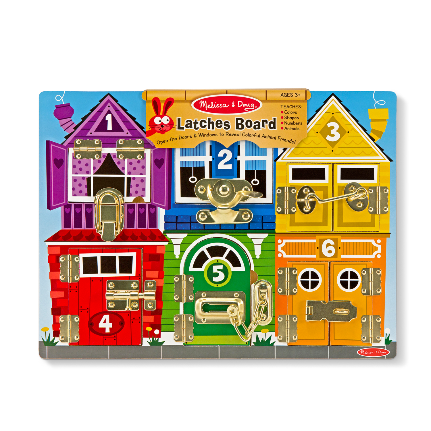 slide 7 of 8, MELISSA & DOUG Basic Skills & Latches Assorted Item, 1 ct
