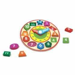 Melissa & Doug Ages 3+ Classic Toy Shape Sorting Clock 1 ea