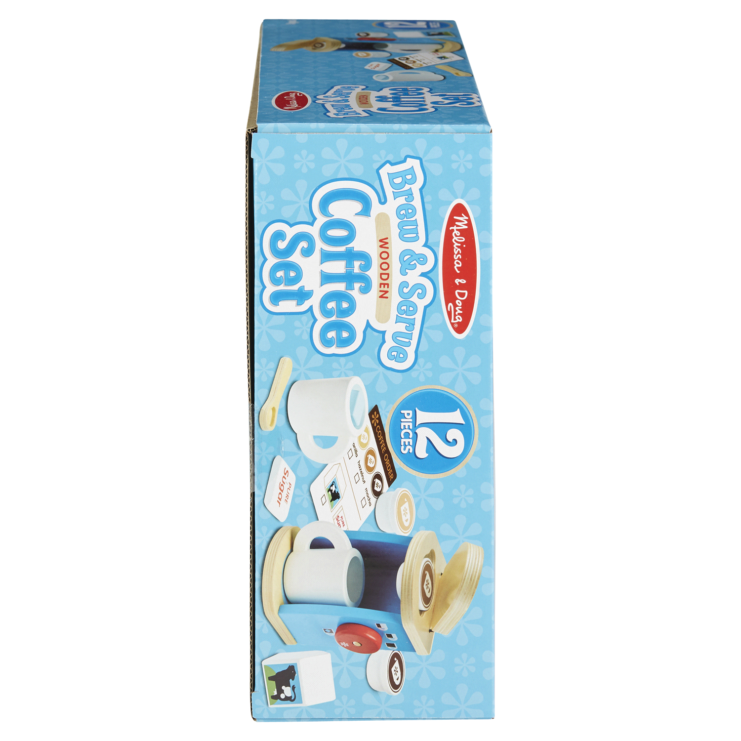 slide 2 of 5, Melissa & Doug Wooden Brew & Serve Coffee Set, 11 Piece Set, 11 ct