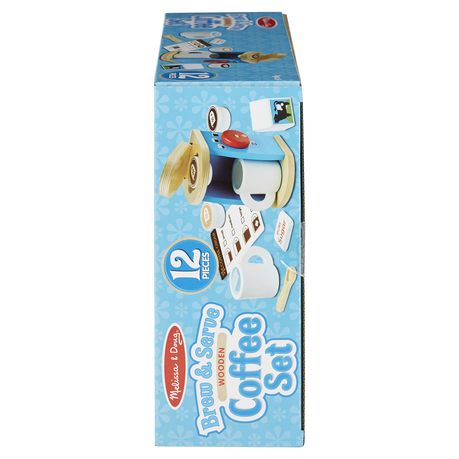 slide 3 of 5, Melissa & Doug Wooden Brew & Serve Coffee Set, 11 Piece Set, 11 ct