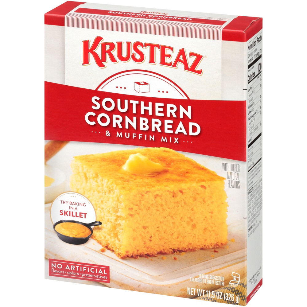 slide 3 of 8, Krusteaz Southern Cornbread Mix, 11.5 oz