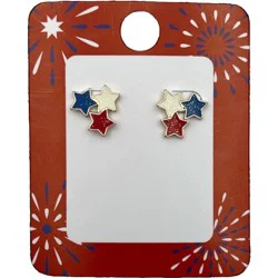 K&M Accessories Star Stud Earrings