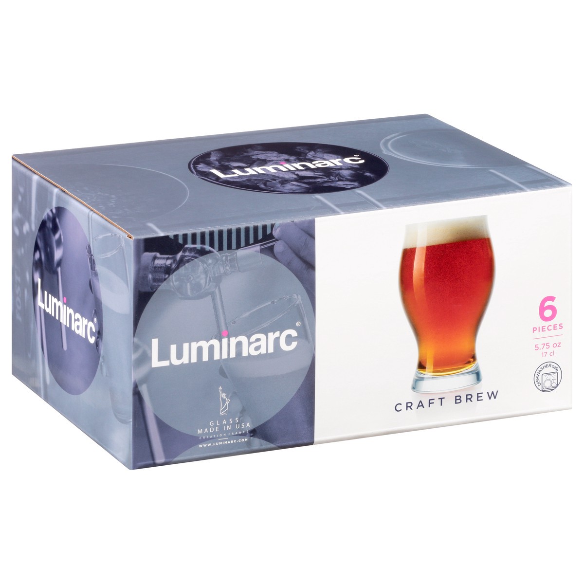 slide 2 of 9, Luminarc Craft Brew 5.75 Ounce Glass 6 ea, 1 ct