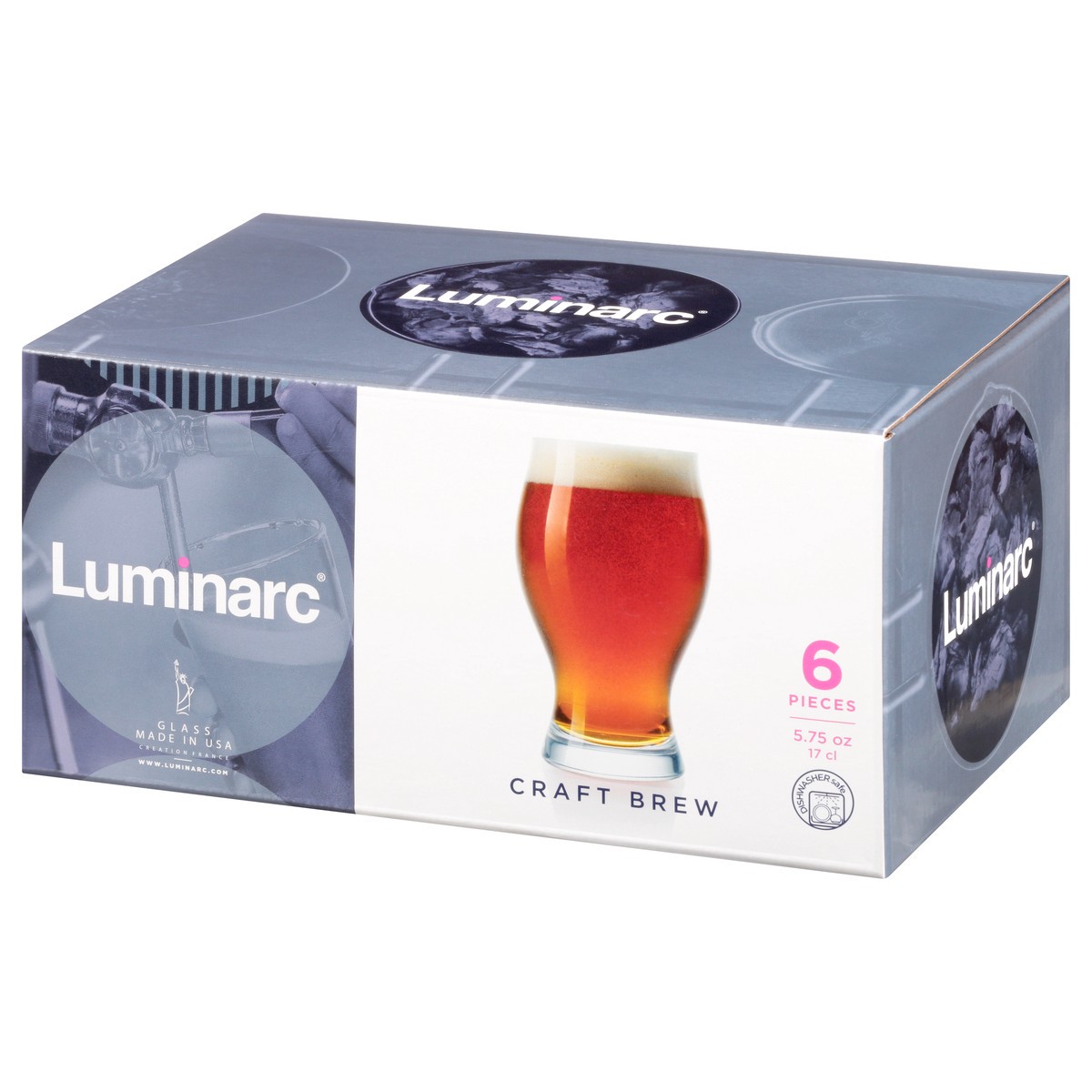 slide 3 of 9, Luminarc Craft Brew 5.75 Ounce Glass 6 ea, 1 ct