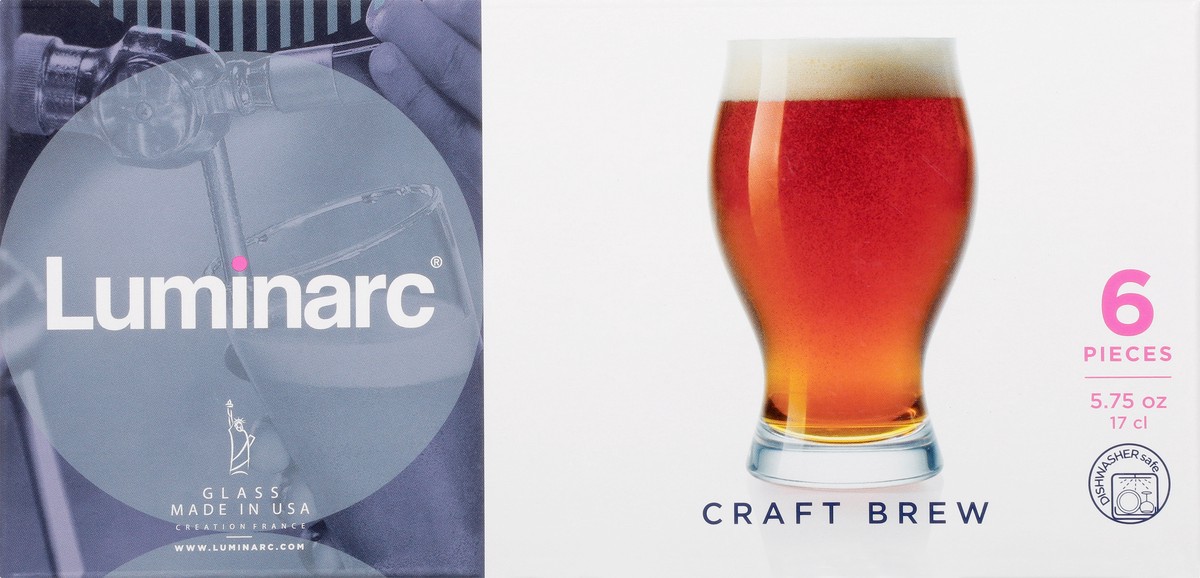 slide 6 of 9, Luminarc Craft Brew 5.75 Ounce Glass 6 ea, 1 ct