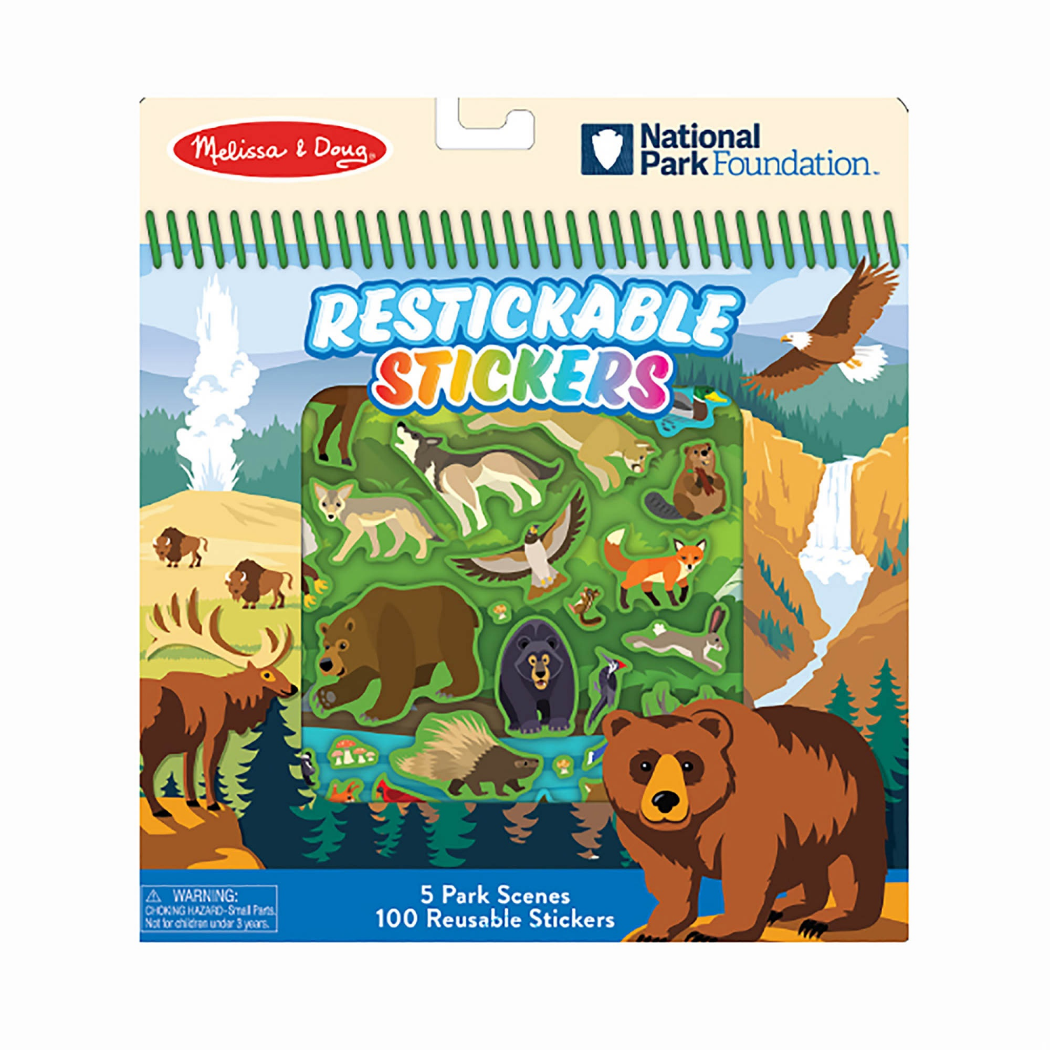 slide 1 of 1, Melissa & Doug Multi-Park Restickable Stickers, 1 ct