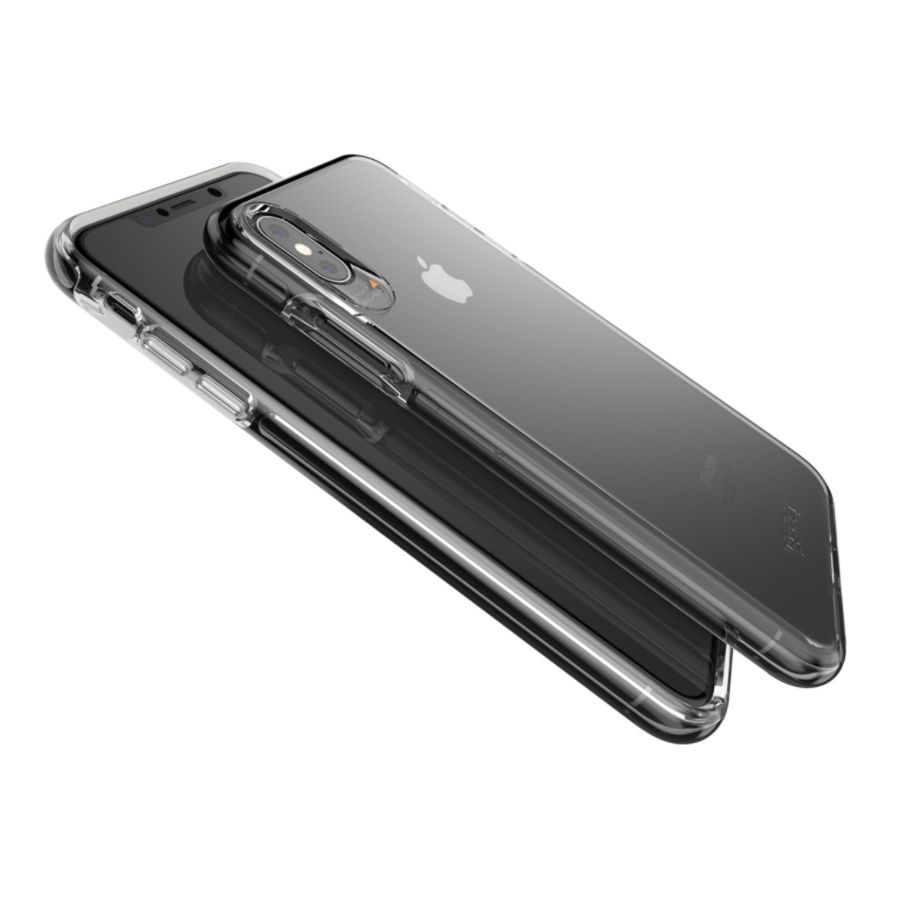 slide 2 of 4, Mophie Gear4 Crystal Palace - Back Cover For Cell Phone - Polycarbonate, D3O - Clear - For Apple Iphone Xs Max, 1 ct