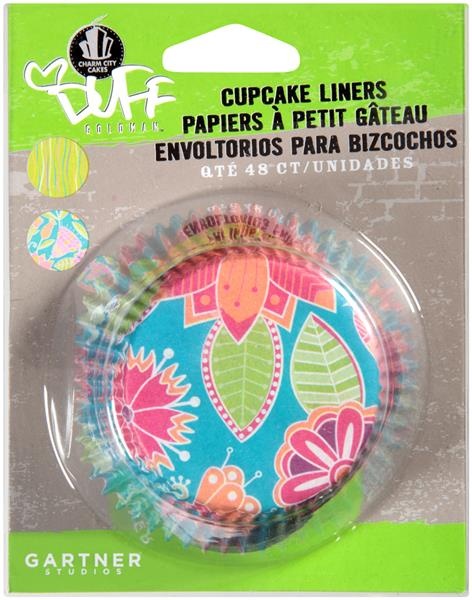 slide 1 of 1, Duff Goldman Floral Cupcake Liners, 48 ct