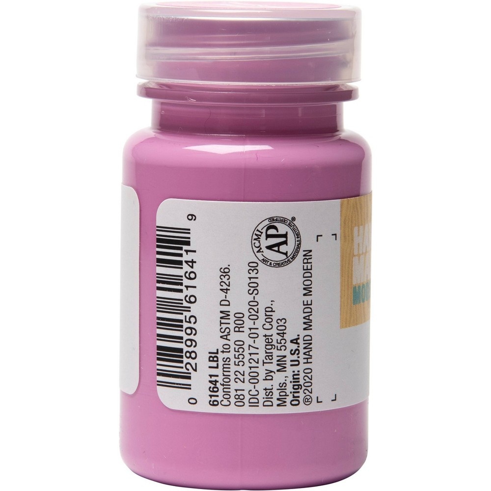 slide 3 of 3, Hand Made Modern Craft Paint - Fuchsia Pink, 2 oz