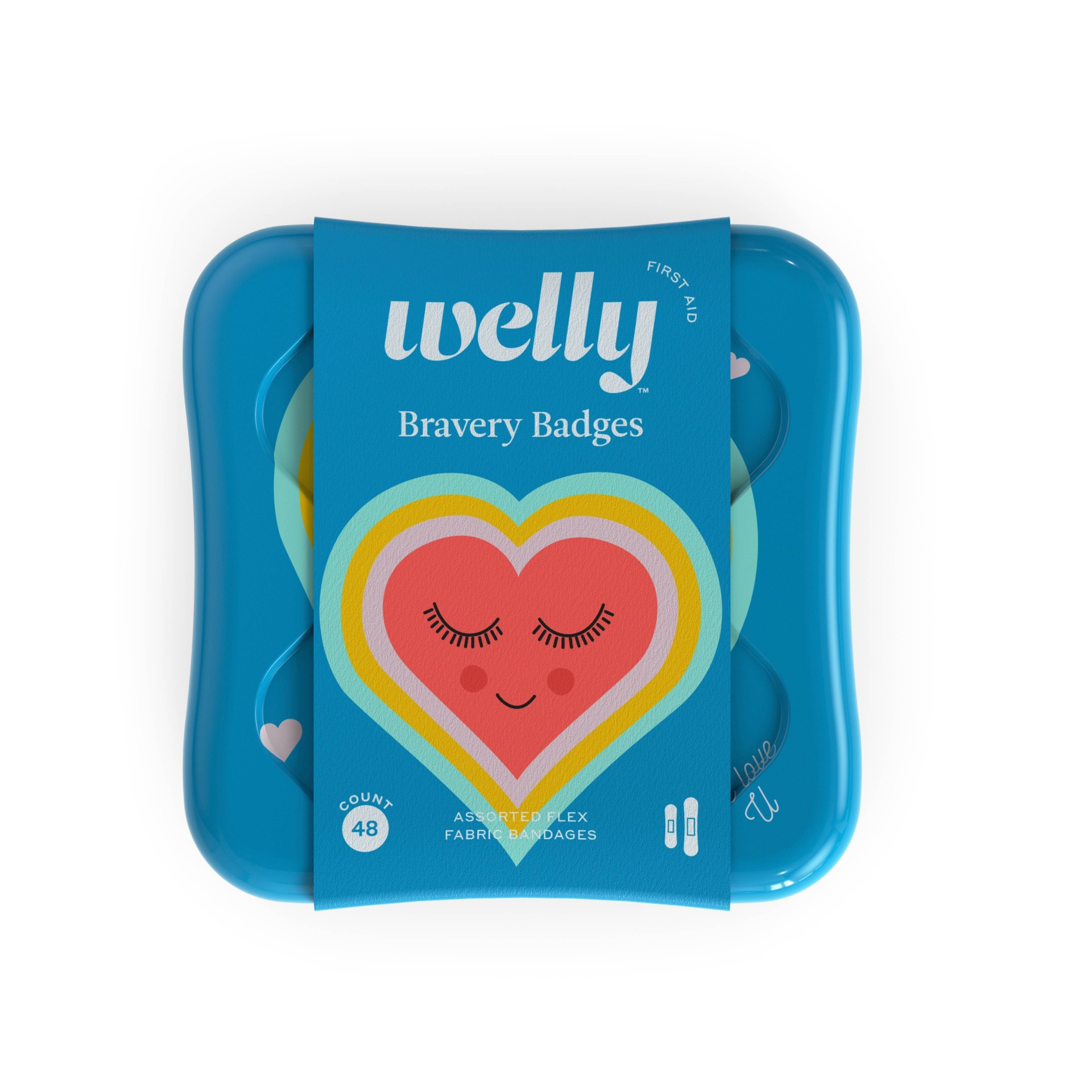 slide 1 of 6, Welly Assorted Eye Love U Bandages, 48 ct