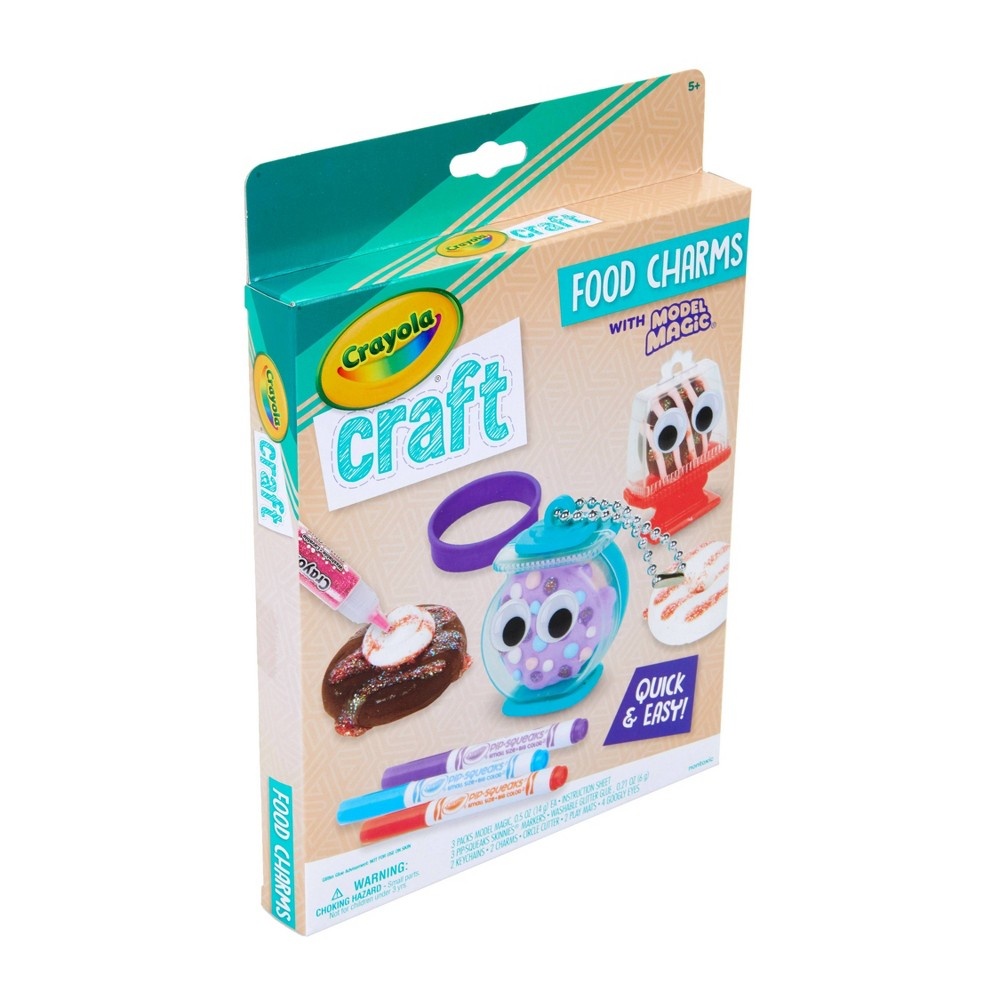 slide 2 of 5, Crayola Craft Model Magic Food Charms Kit, 1 ct