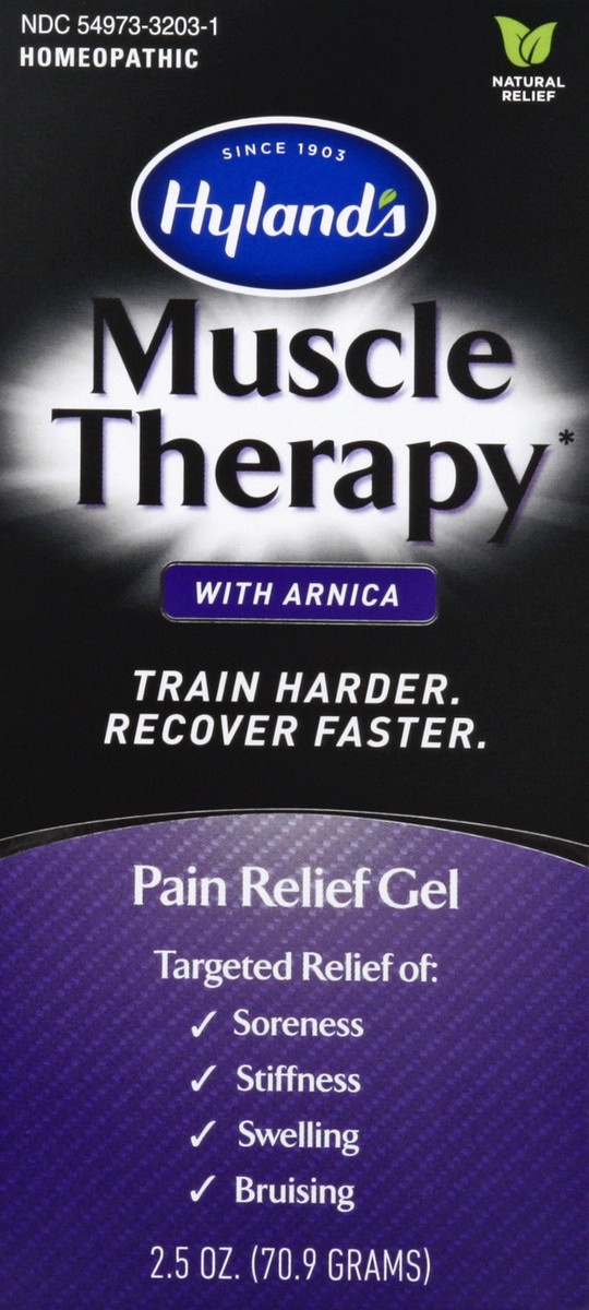 slide 5 of 9, Hyland's Pain Relief Gel With Arnica Muscle Therapy 2.5 oz, 2.5 oz