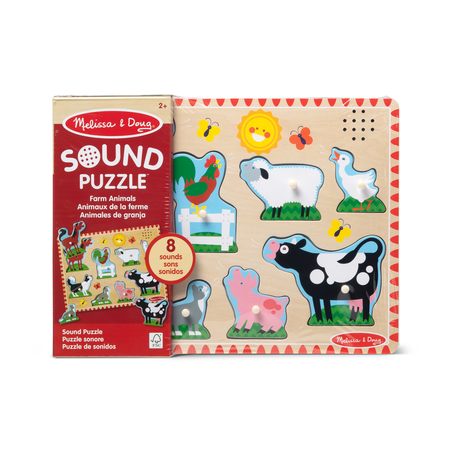 slide 3 of 6, Melissa & Doug Sound Puzzle, 1 ct