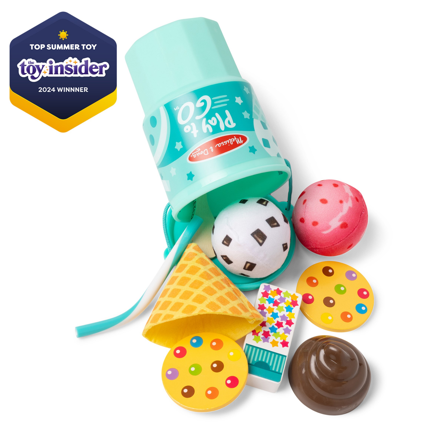 slide 6 of 8, Melissa & Doug Play To Go Ice Cream Play Set, 1 ct