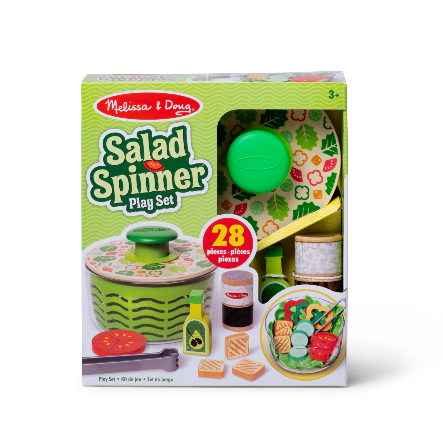 slide 3 of 4, Melissa & Doug Salad Spinner Play Set, Pretend Play Food For Boys And Girls Ages 3+, 1 ct