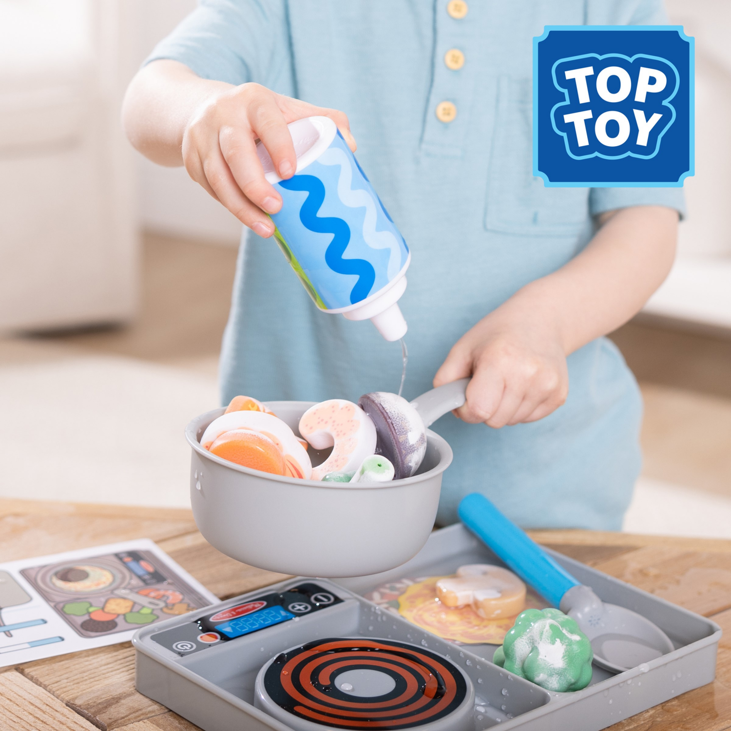 slide 2 of 8, MELISSA & DOUG Water Wow! Saute & Serve, 1 ct