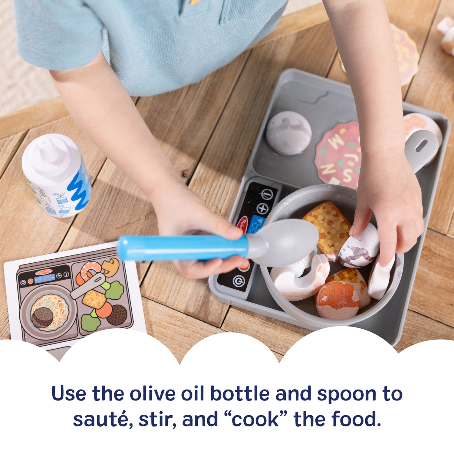 slide 7 of 8, MELISSA & DOUG Water Wow! Saute & Serve, 1 ct