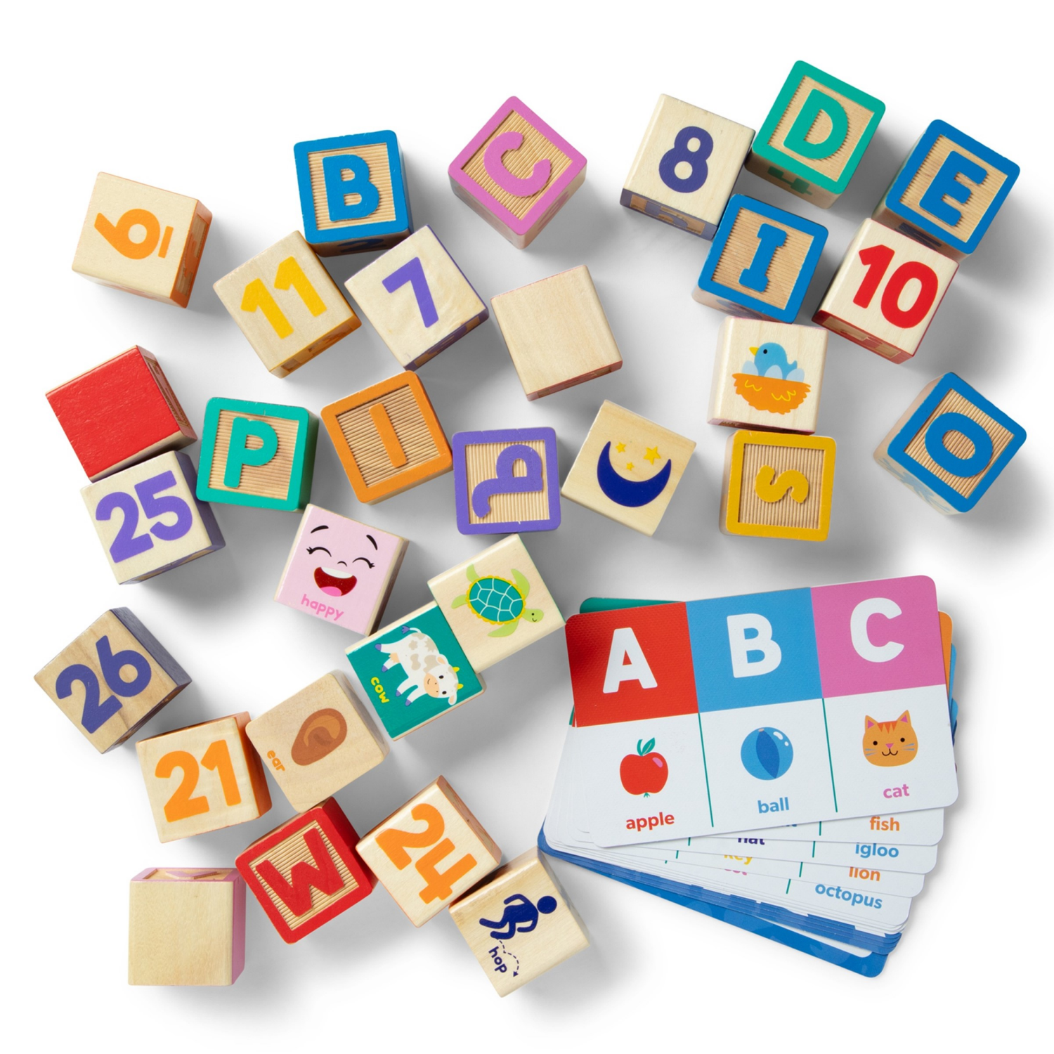 slide 8 of 8, Melissa & Doug Ms. Rachel Blocks + Activity Cards, 1 ct