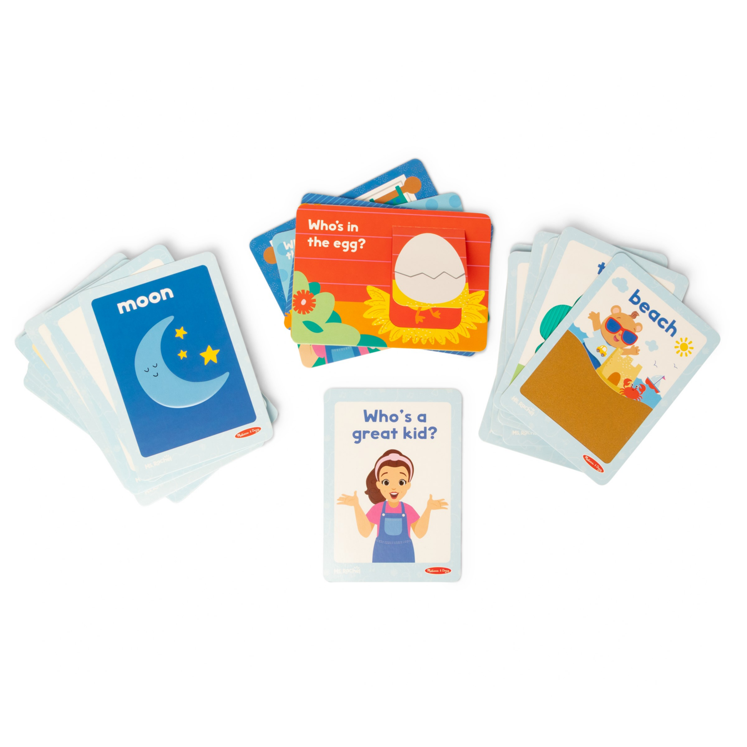 slide 7 of 8, MELISSA & DOUG Ms. Rachel 1st Words Flashcards In Display, 1 ct