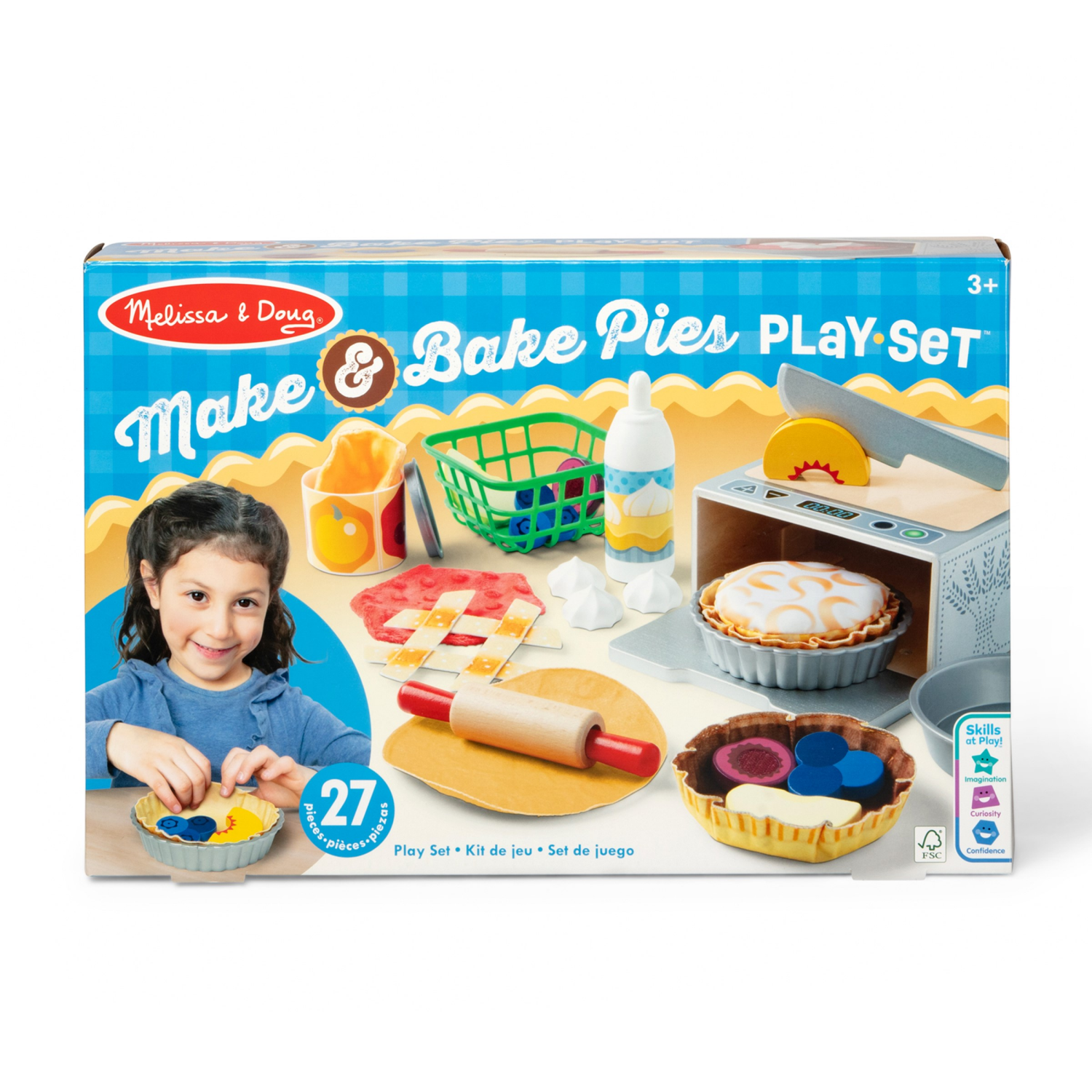 slide 4 of 8, MELISSA & DOUG Doughlicious Cook, Bake & Serve Pretend Play Set, 1 ct